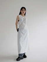 ナイロンバックポイントワンピース / Nylon Back Point One Piece (3color)