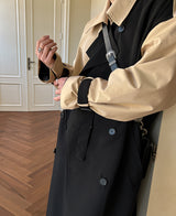Coming color trench coat (2 color) (6678012231798)