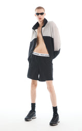 LOGO BAND SHORTS_BLACK