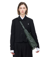 ヘムボタンクロップジャケット / Hem Button Crop Jacket (Black)