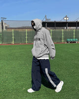 ユースエンブロイダリー裏起毛フーディ