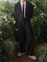 Youth Fine Denim Wide Slacks (2color)