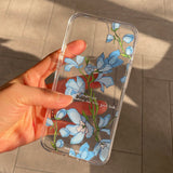デルフィニウム iPhoneケース/Blue Delphinium (iPhone) Jelly Case