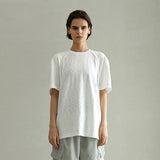 ソリッドスラブTシャツ/SOLID SLAB T-SHIRT (WHITE)