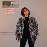 BLUE FLOWER ORBIT BOMBER JACKET (6615481319542)
