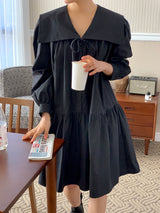 Sailor Wide Collar Dress