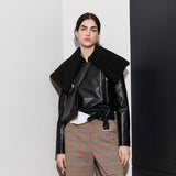 [UNISEX] LOGAN RIDER JACKET, BLACK (6626786476150)