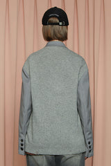 DOCKING KNIT JACKET / GREY
