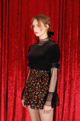 velvet ribbon blouse (6640089759862)