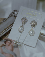 アフロディーテシリーズ - エレガントパールドロップスピアス / Aphrodite Series - Elegant Pearl Drops Piercing