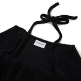 Ribbon Terry Bolero Set [BLACK] (6638364721270)