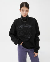 ADORABLE SHEEP SWEATSHIRT-BLACK (6604476907638)