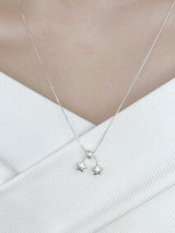 Twin Star Necklace