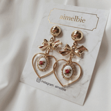 ビンテージローズガーデンピアス / Vintage Rose Garden Piercing - Heart Version