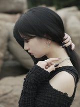 no.6ピアスシルバー / no.6 earring silver