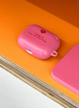 ハートロゴエアポッズケース/Heart Logo Airpods Case (3color)