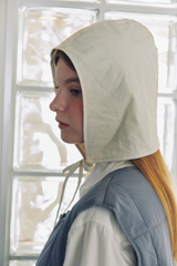 클라우드 리어서블 후드(포 레이니,스노위데이) _크림&라이트 레몬 / Cloud reversible hood (for rainy, snowy day)_cream and light lemon (6656028213366)