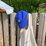 SMILE LOGO BEACH CAP - BLUE