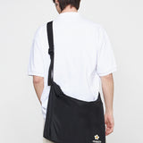 Flower Board Smile Embroidery Cross Curved Messenger Bag