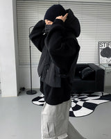 バケットパッデッドフーディ―ベスト/MO Bucket Padded Hooded Vest