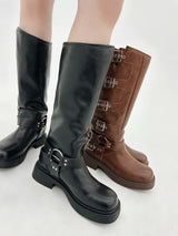 Weston leather-boots