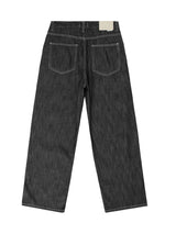 リネンワイドデニムパンツ / M204 LINEN WIDE DENIM PANTS_BLACK