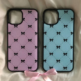 vintage black ribbon case (pink)