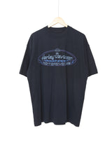 ブルーハーレーモーターサイクルショートスリーブTシャツ / Blue Harley Motorcycle Short-Sleeved T-Shirt