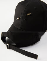 LOVE SACRIFICE ball cap_Black/Gold (6583123607670)