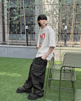フェードカーゴデニムジーンズ / Fade Cargo Denim Jeans