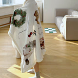 Fluffy Christmas Blanket - 100x150cm