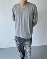 ウォッシングUネックショートスリーブTシャツ / JWA Washing U-neck Short-sleeved T-shirt (4 colors)