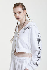 トリバルクロップドフーディ / TRIVAL CROPPED HOODY