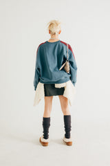ビンテージスウェットシャツ / VINTAGE DEEP BLUE SWEATSHIRT　