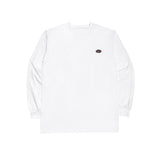 OVAL LONG SLEEVE T SHIRTS - WHITE (6674933514358)