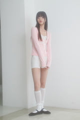 LACE RIBBON TOP (BABY PINK)
