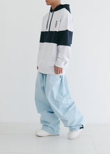 スーパーワイドパンツ / BSR2223FWPT008 LOGO COTTON SUPER WIDE PANTS SKY