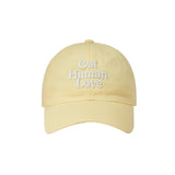 CAT HUMAN LOVE BALL CAP_YELLOW