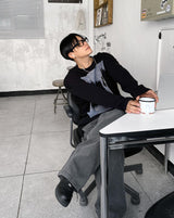 No.0433 shadow golgi KNIT T