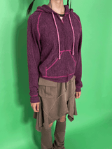 DOUBLE MOSS ZIP HOODIE