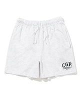 CGP シンプルロゴショートスリーブ クルーネック セットアップ / CGP Arch Logo Short Sleeve Crew Neck Setup_Melange Gray