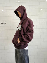 VENTIQUE Big Balloon Spray Hoodie 2color