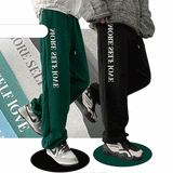 Roll key ring lettering banding pants
