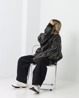 レトロパターンカーディガン / Retro Pattern Cardigan_2color