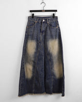 Prua Washing Denim Long Skirt