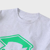 インフィニティーカレッジライフクルーネックアッシュグレイユニセックスTシャツ / Infinite college life crew neck ashgrey Unisex T-shirt
