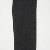 ボタンドストレートデニムジーンズ / BUTTONED STRAIGHT BLACK GRAY DENIM JEAN [6879]
