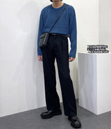 ピンタック ワイド スラックス / SK Pintuck Wide Slacks (3 colors)