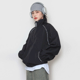ペイズリーパイピングジップアップ / Paisley Piping Zip-Up