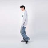 GOOFOFF LOGO SWEAT SHIRT - ( Ash Gray ) 